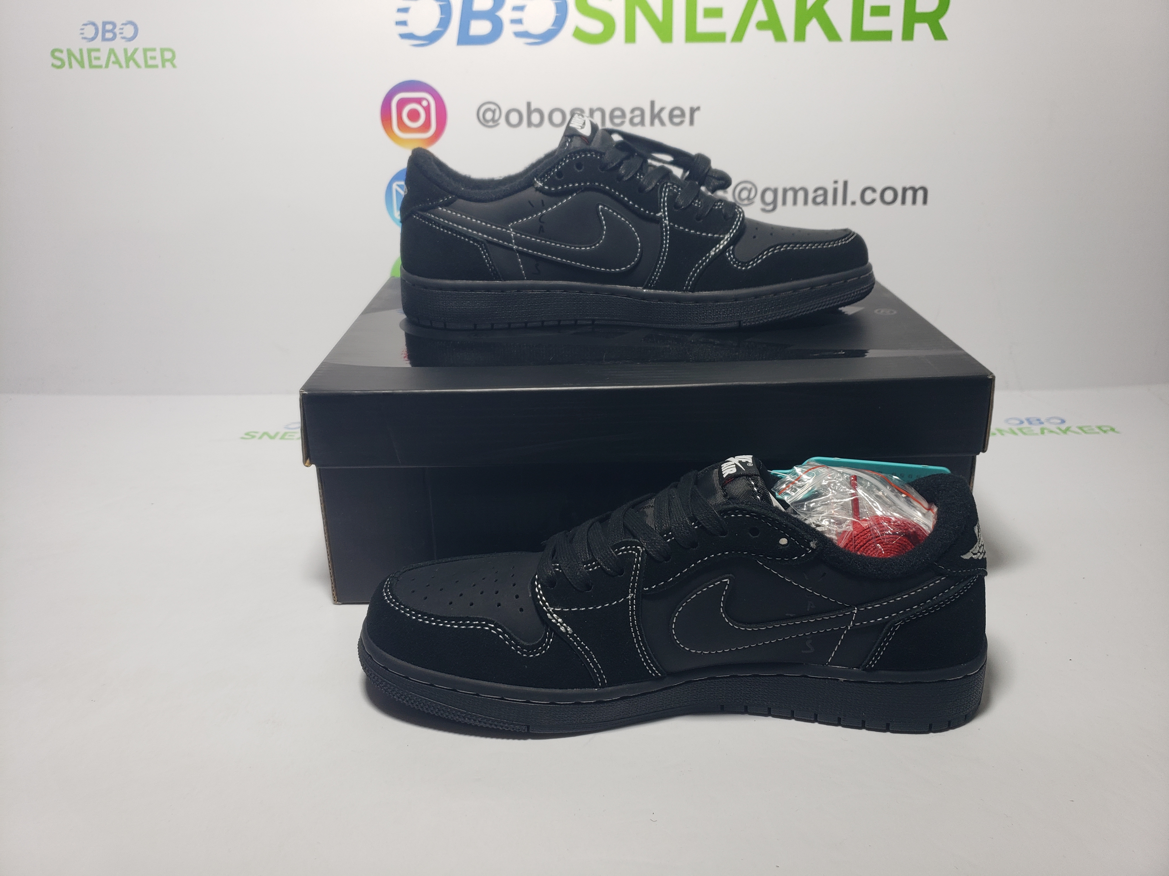 【$59 SALE】Air Jordan 1 Retro Low OG SP Travis Scott Black Phantom DM7866-001 review obosneaker 02