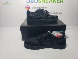 【$59 SALE】Air Jordan 1 Retro Low OG SP Travis Scott Black Phantom DM7866-001 review obosneaker 03