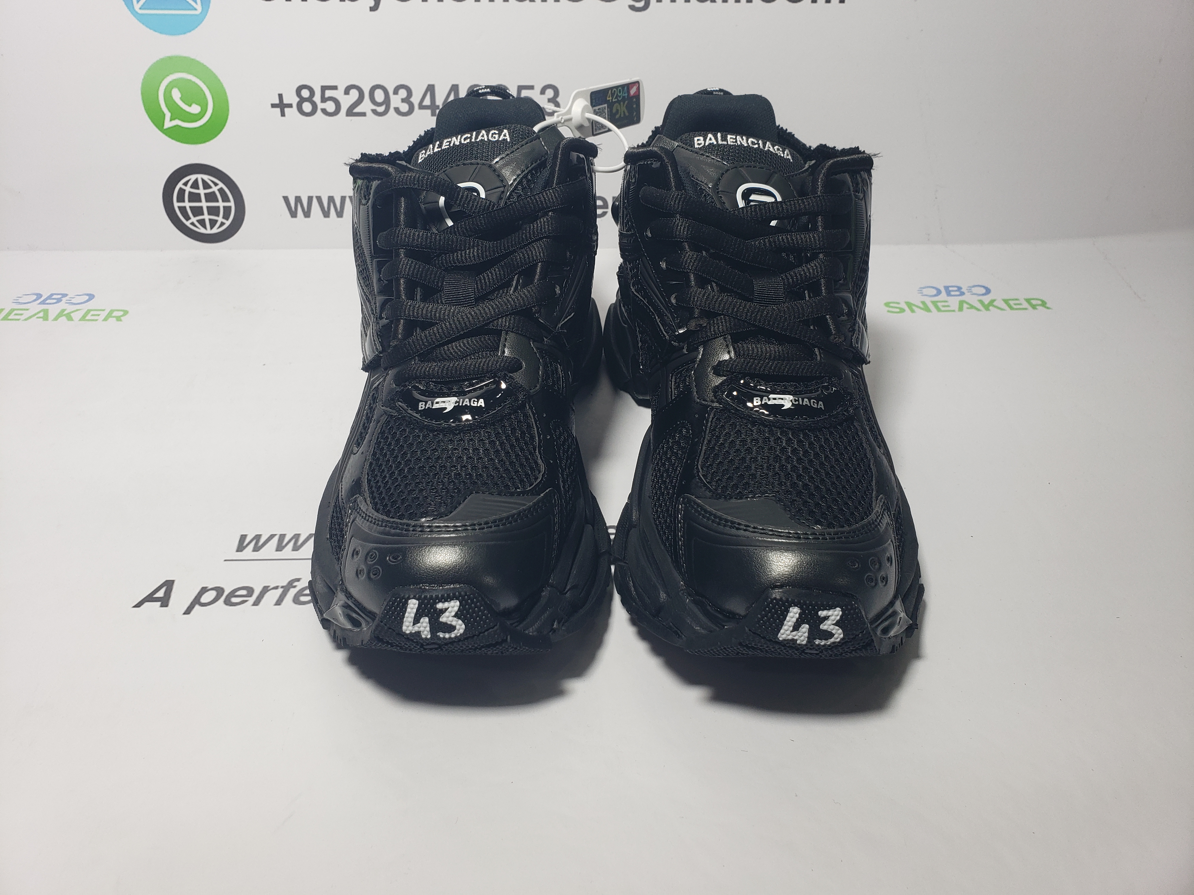 Balenciaga Runner Black 677403W3RB11000 review obosneaker 02