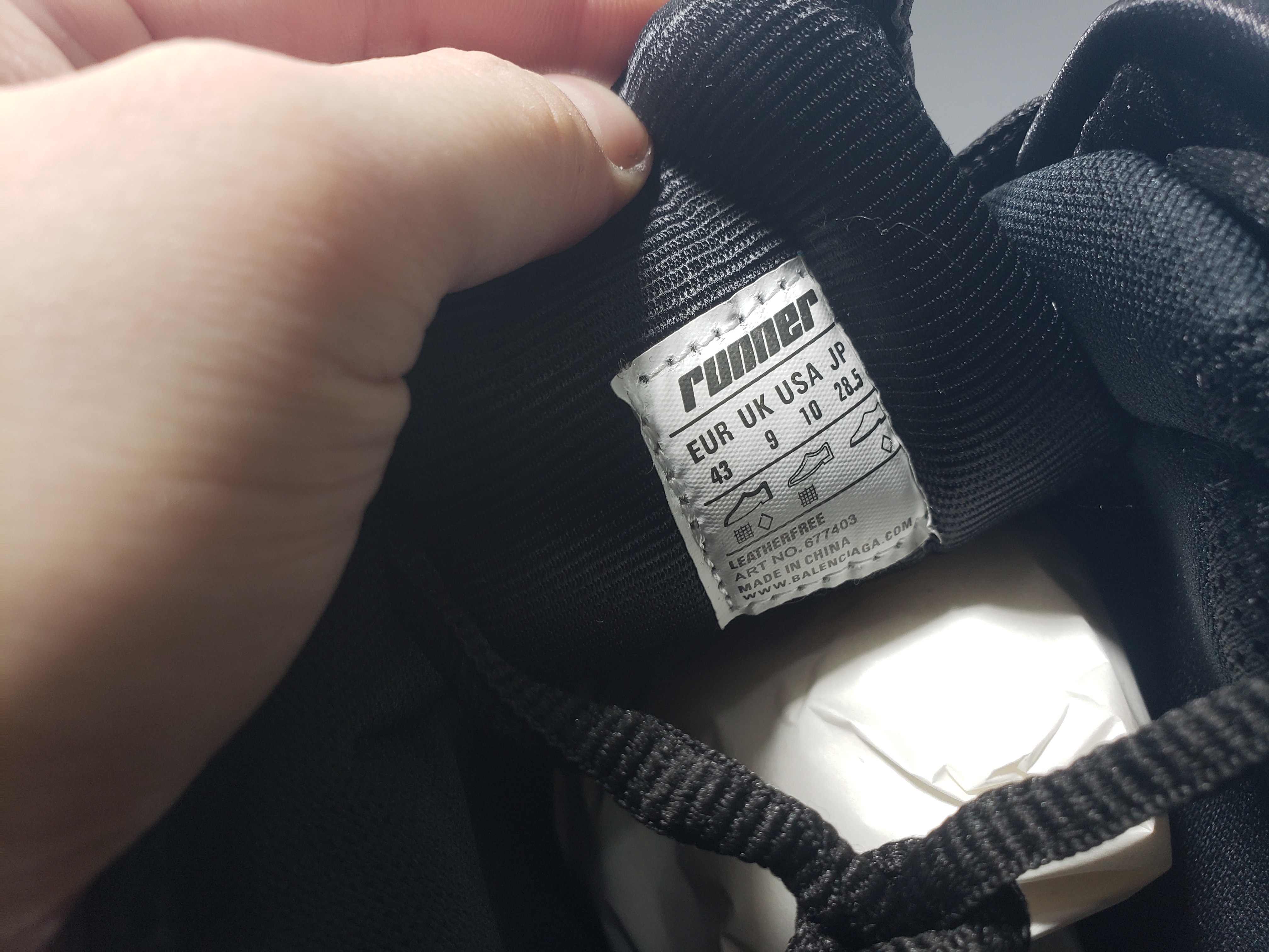 Balenciaga Runner Black 677403W3RB11000 review obosneaker 05