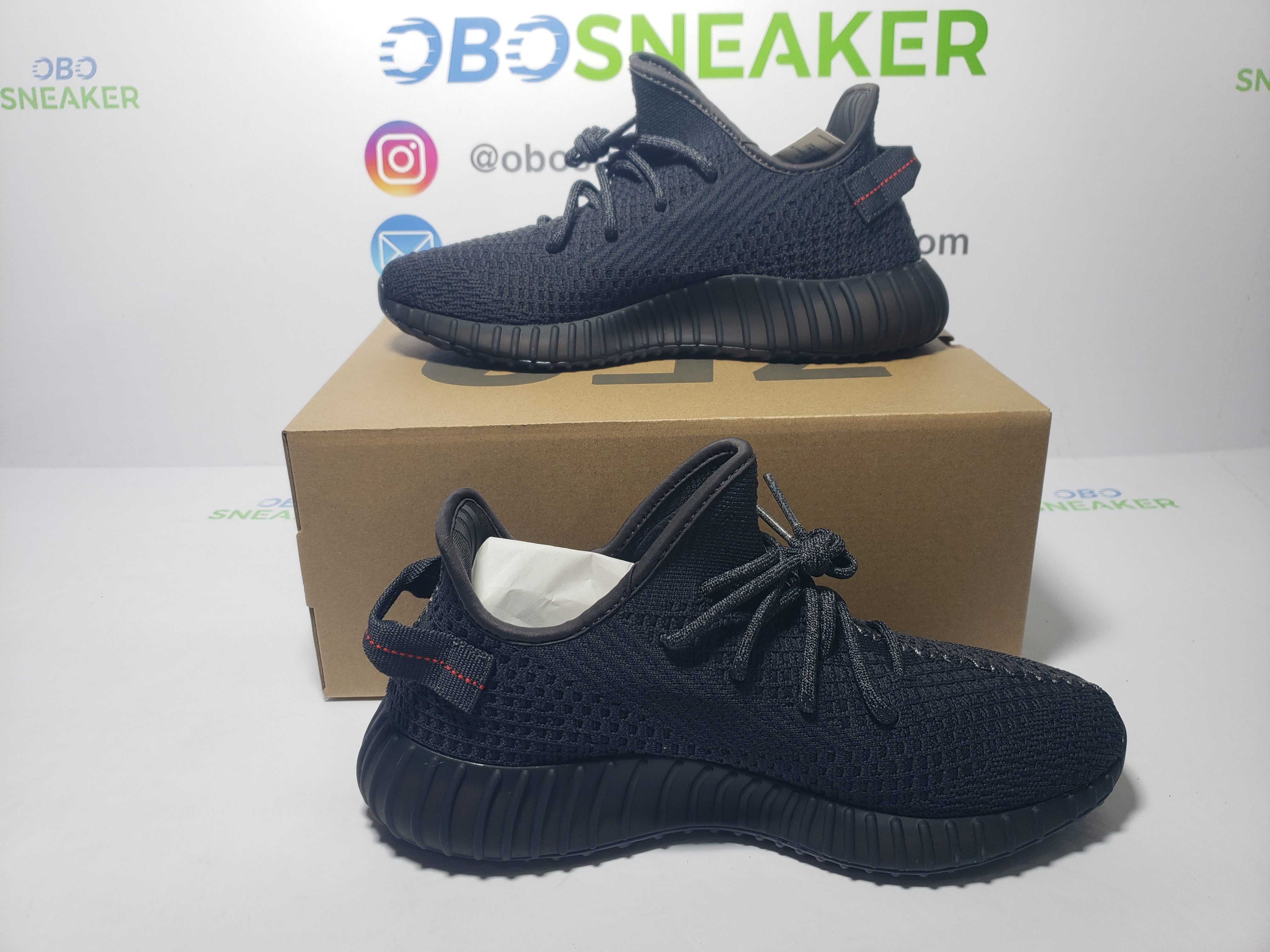 Adidas Yeezy Boost 350 V2 Black (Non-Reflective) FU9006 review obosneaker 03