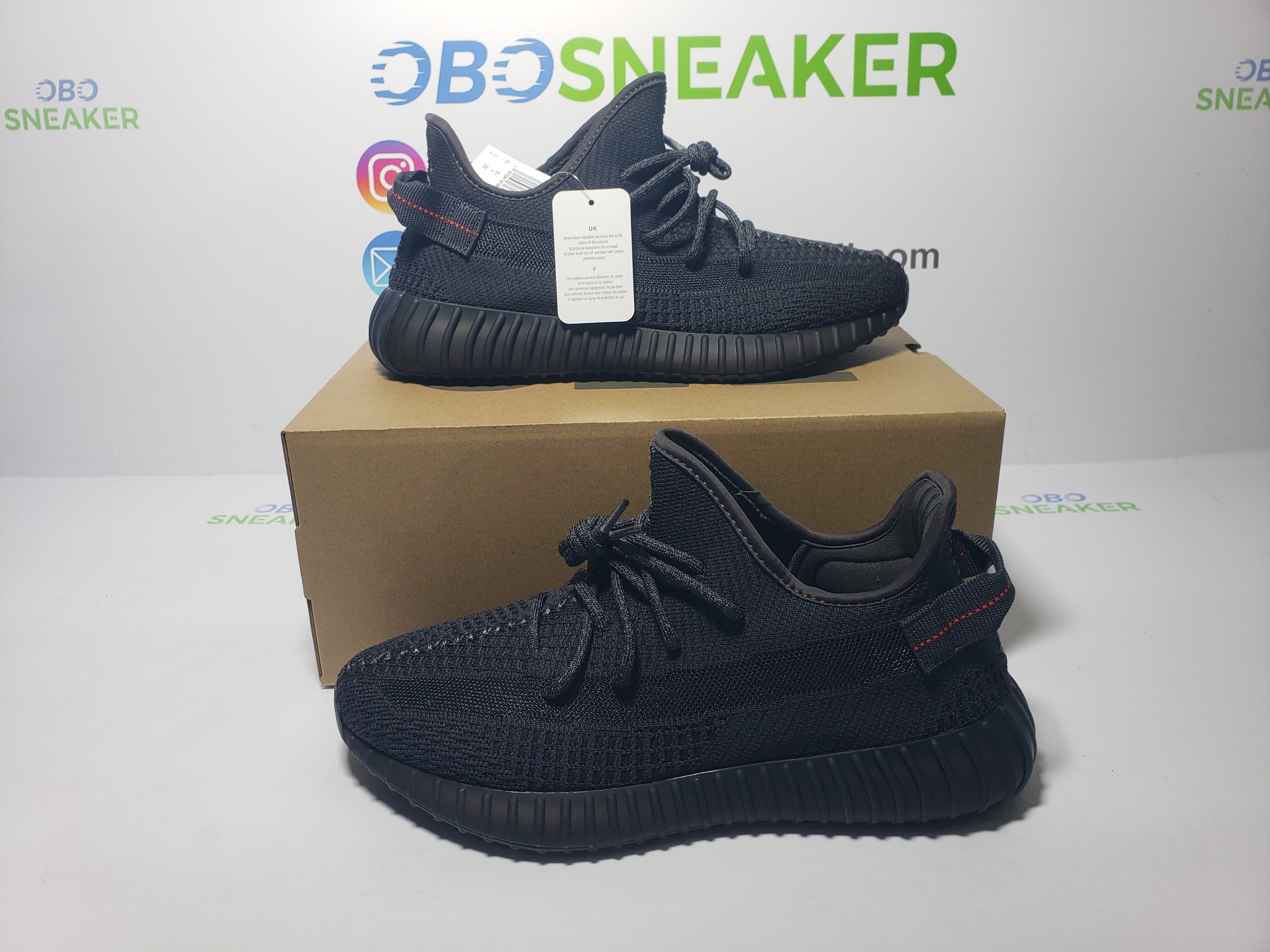 Adidas Yeezy Boost 350 V2 Black (Non-Reflective) FU9006 review obosneaker 04