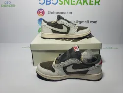 【$59 SALE】Air Jordan 1 Retro Low OG SP Travis Scott Reverse Mocha DM7866-162 review obosneaker 04