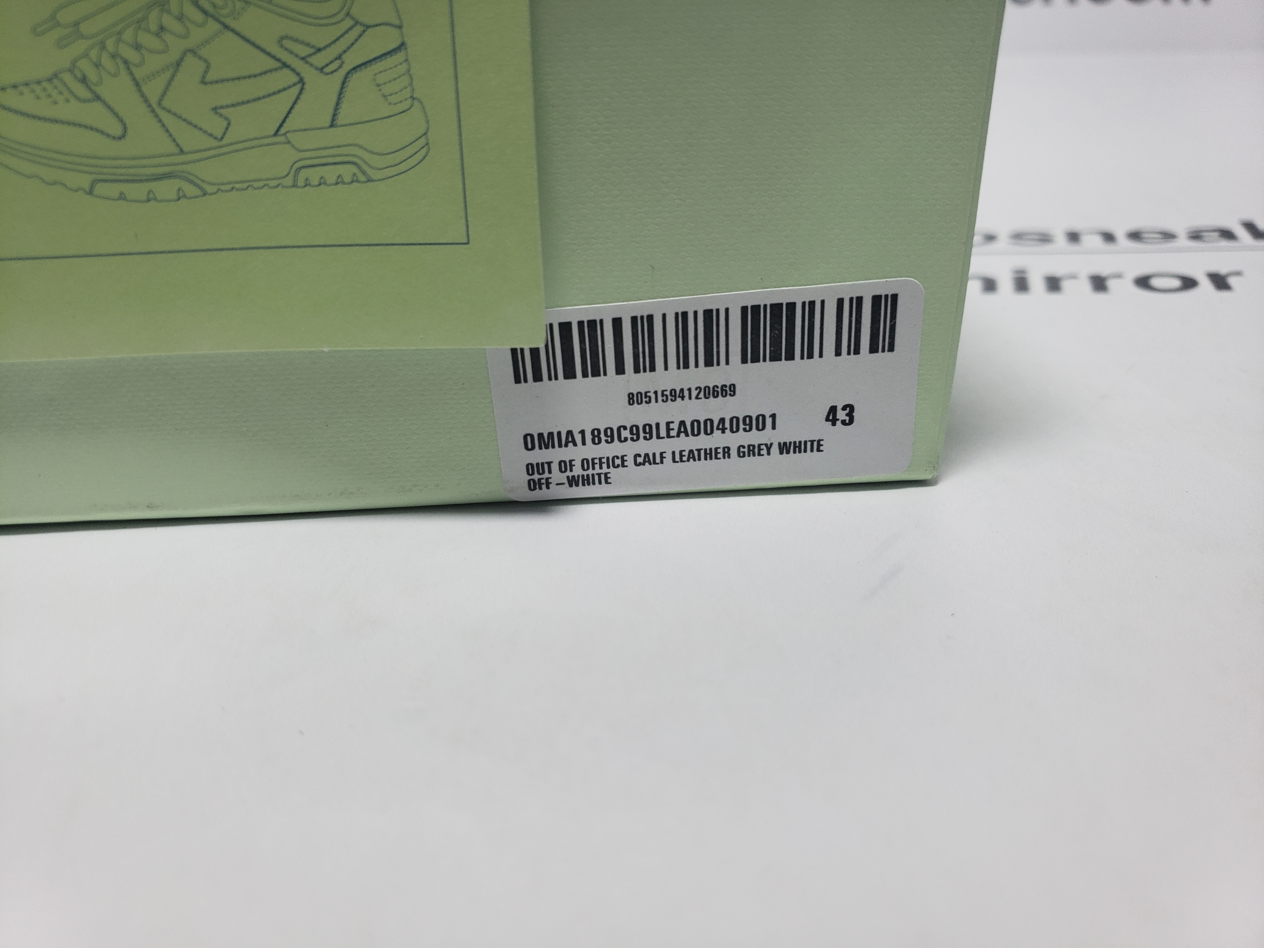 OFF-WHITE Out Of Office Pale OMIA189 C99LEA00 40901 review obosneaker 00