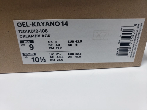 ASICS Gel-Kayano 14 Cream Black Metallic Plum 1201A019-108 review 