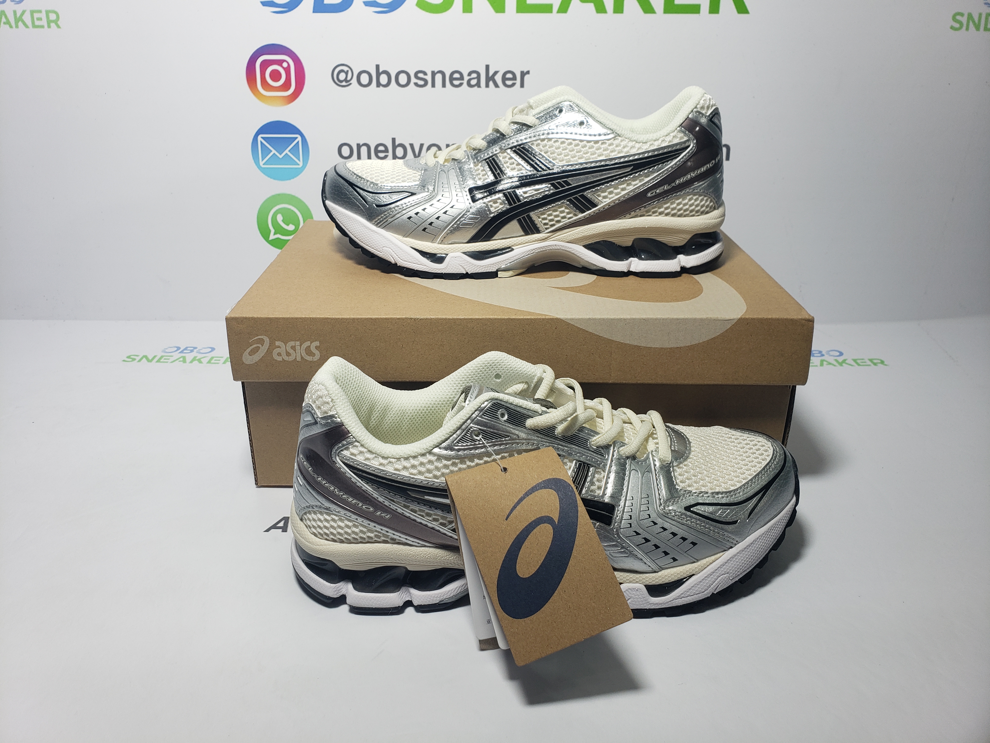 ASICS Gel-Kayano 14 Cream Black Metallic Plum 1201A019-108 review obosneaker 04