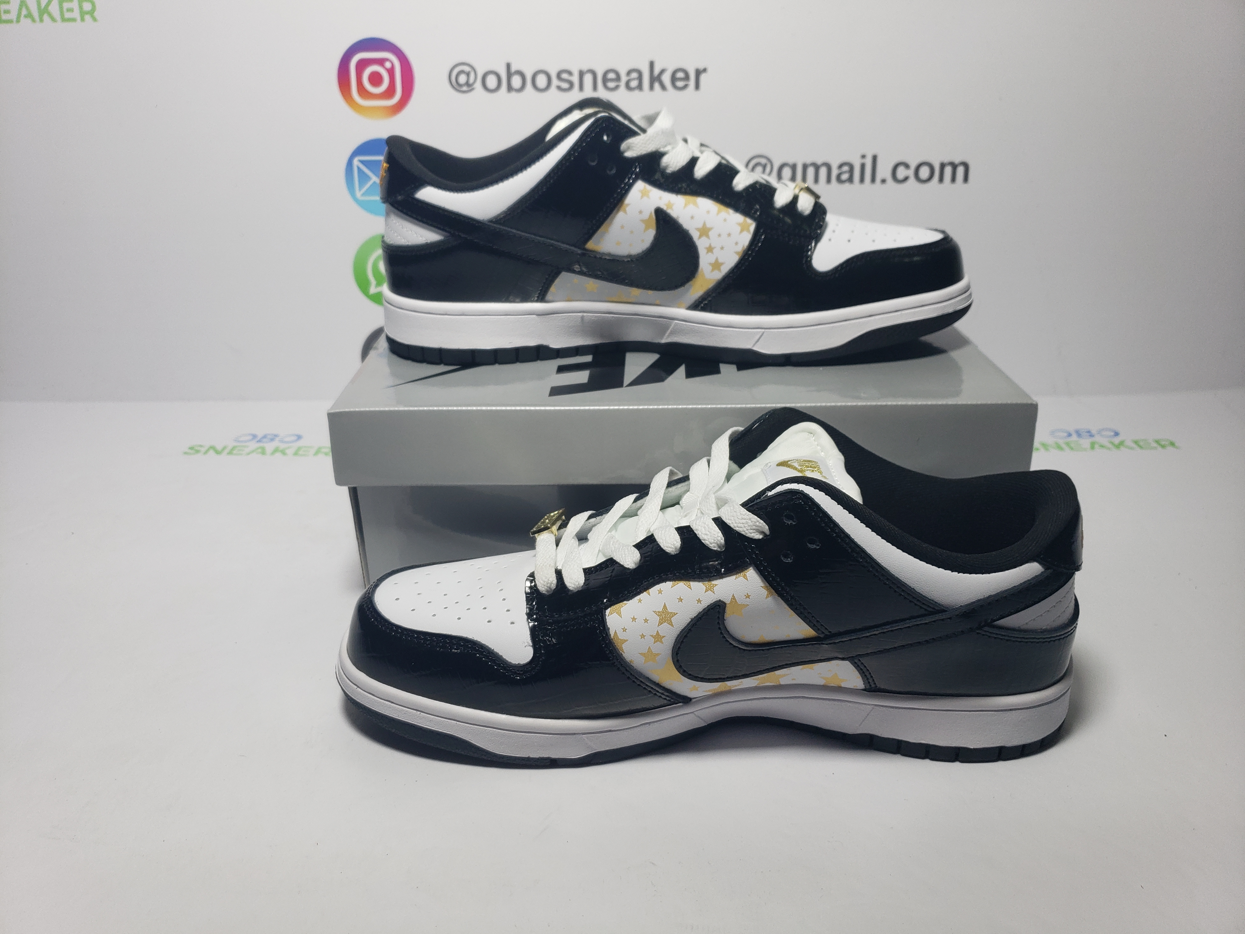 Nike SB Dunk Low Supreme x Nike Black Stars DH3228-102 review obosneaker 03