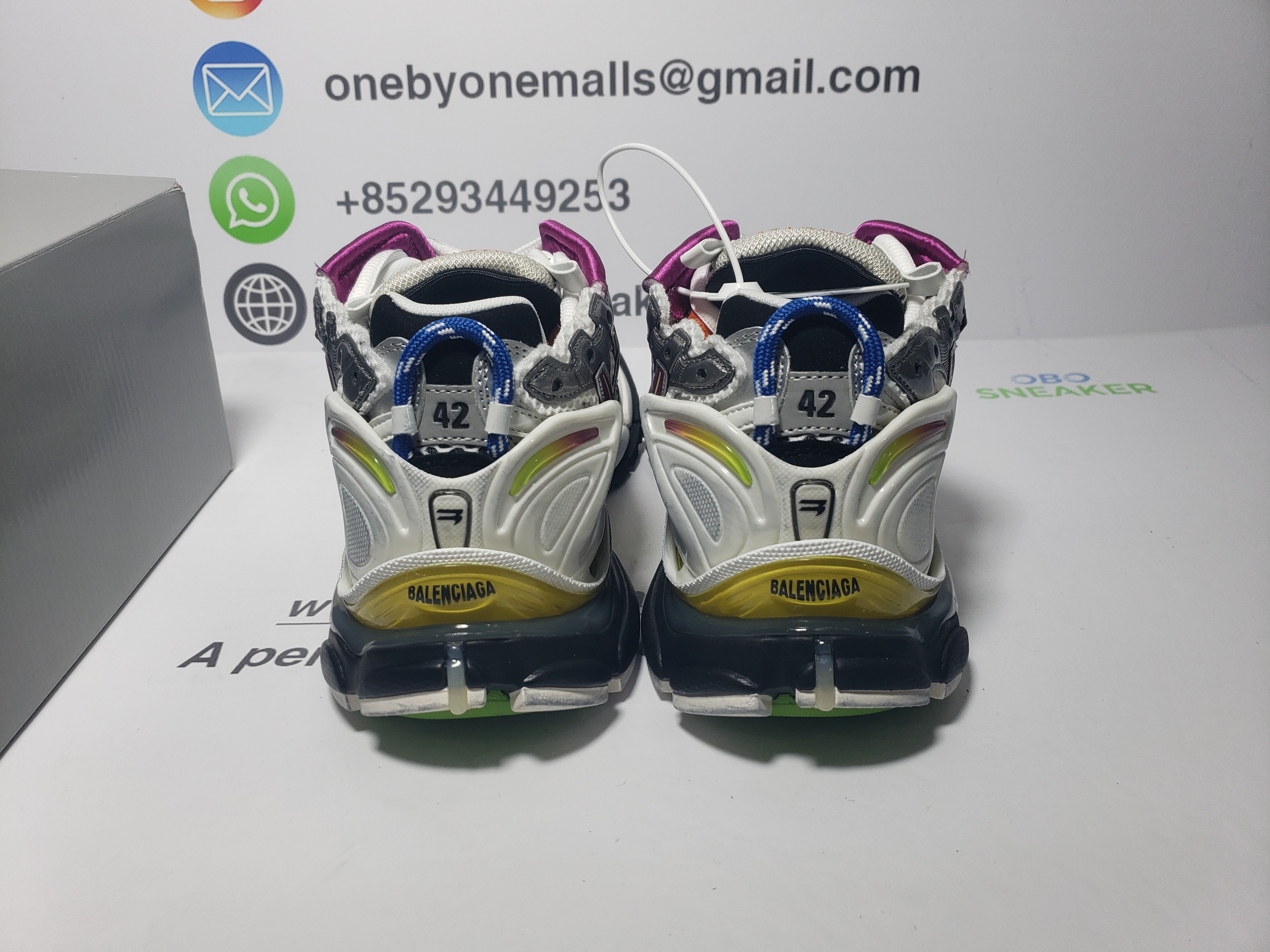 Top Version Balenciaga Runner Sneaker Color Orange Powder 772767 W3RBW 9168 review obosneaker 01