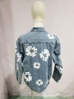 OBO Denim Tears Type - 2 All Over Wreath Light Wash Jacket review obosneaker 02