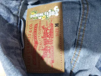 OBO Denim Tears Type - 2 All Over Wreath Light Wash Jacket review obosneaker 05