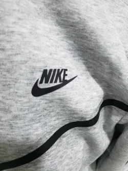 OBO Nike Sportswear Tech Fleece Full Zip Hoodie & Joggers Set Grey And Black review obosneaker 07