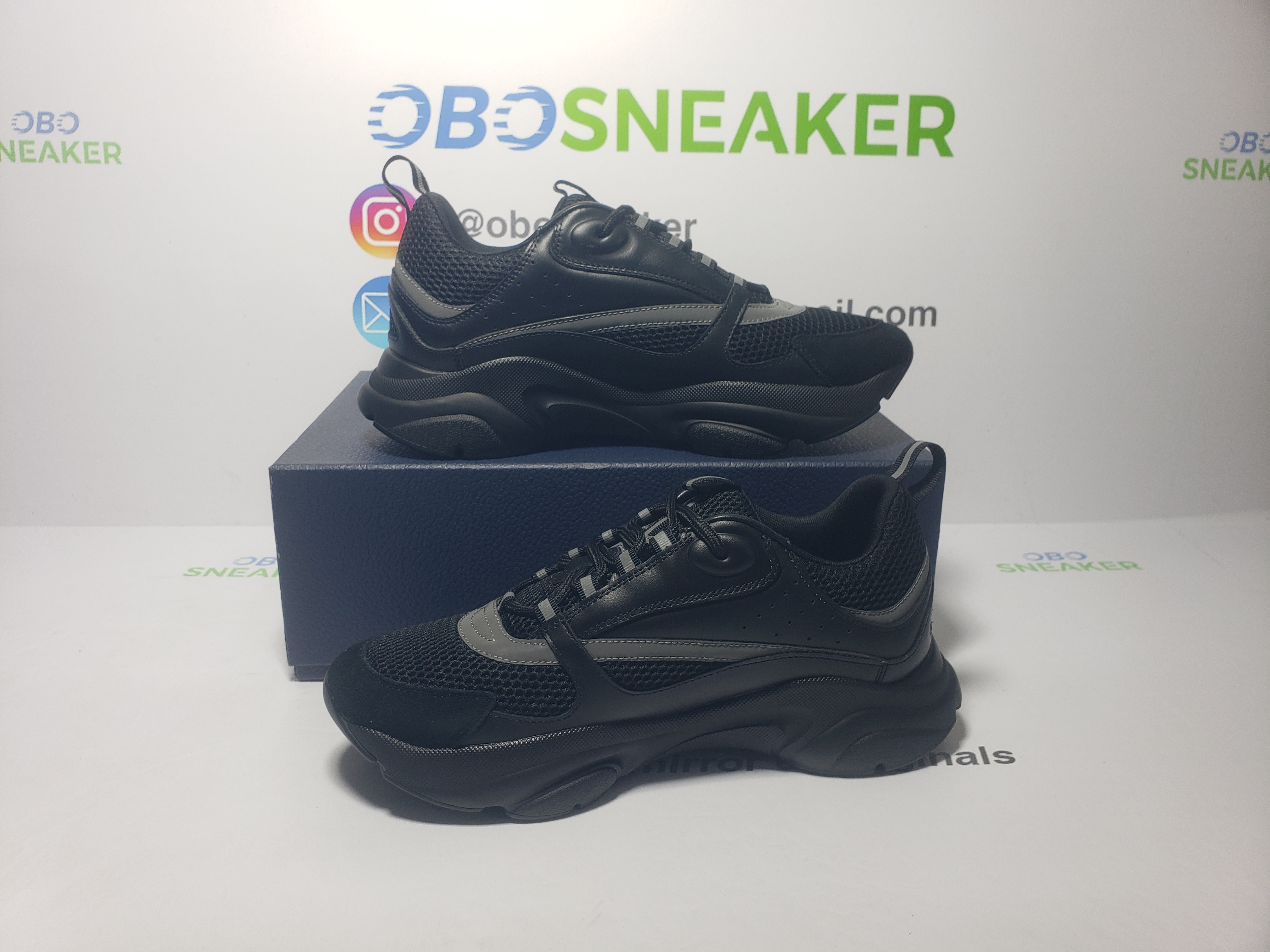 Dior B22 Black Silver 3SN231ZNG969 review obosneaker 01