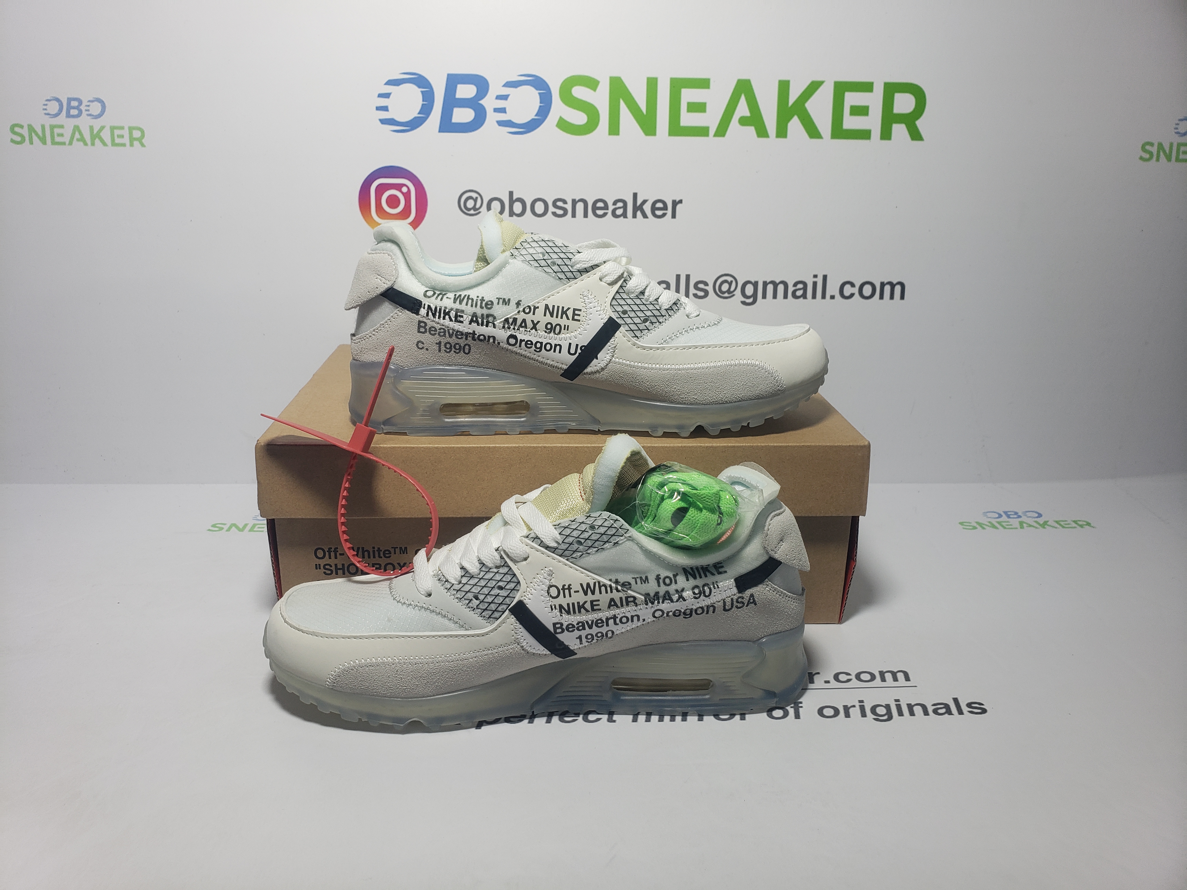  Nike Air Max 90 Off-White  AA7293-100  review obosneaker 00