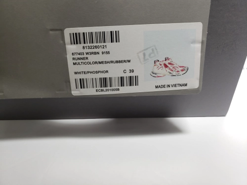 Balenciaga Runner White Fluo Pink (Women's) 677402 W3RBN 9155 review 