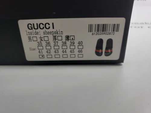 Gucci Web Accent Rubber Slides review 