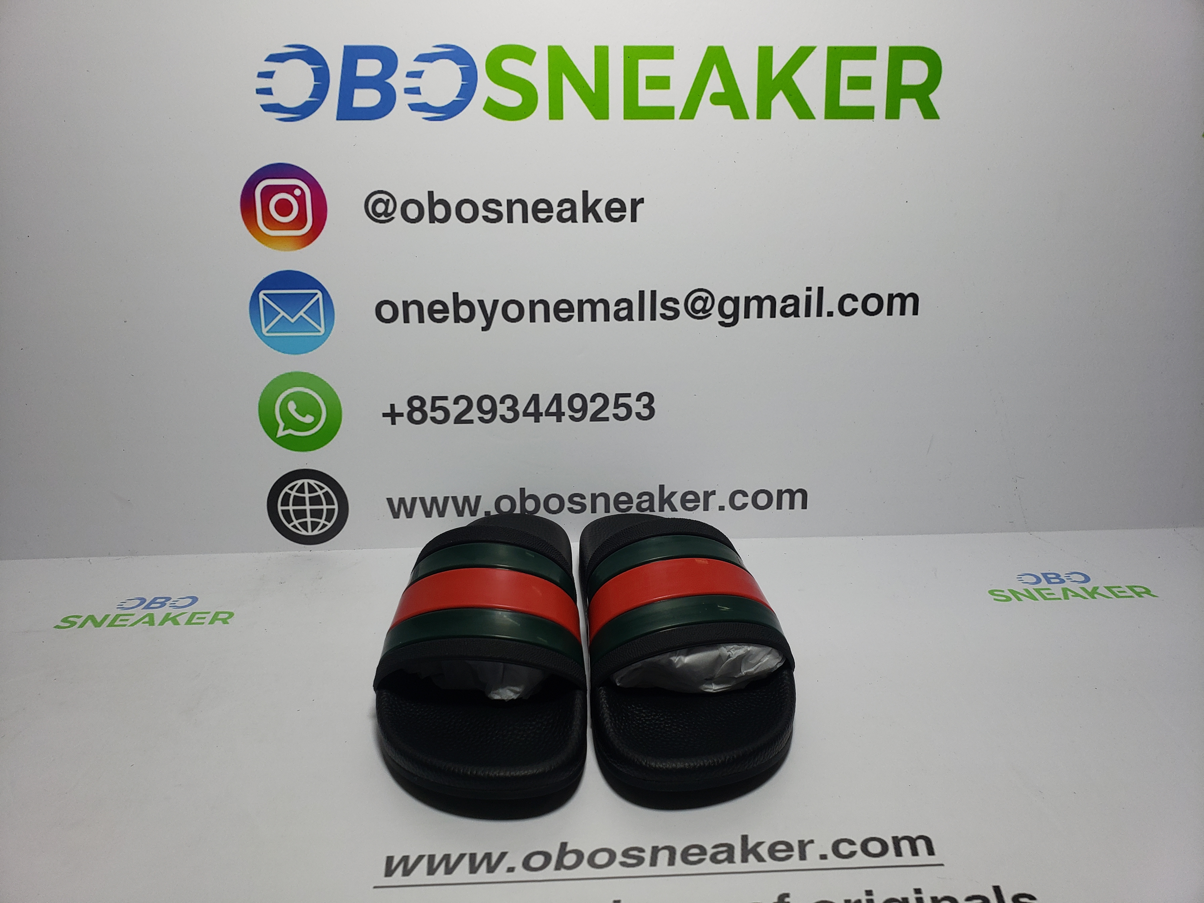 Gucci Web Accent Rubber Slides review obosneaker 03