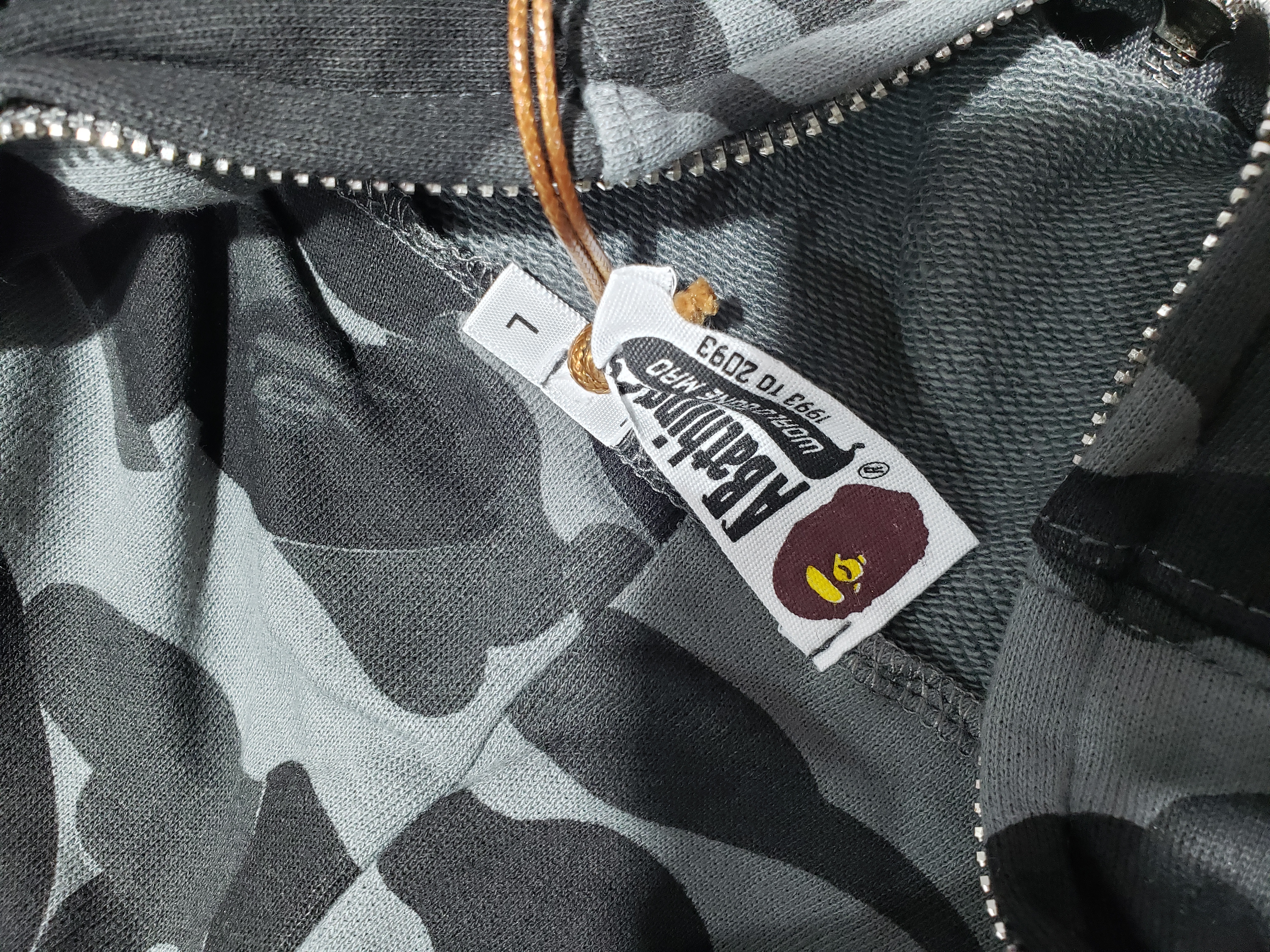 OBO BAPE Color Camo Shark Zip Hoodie Black review obosneaker 03
