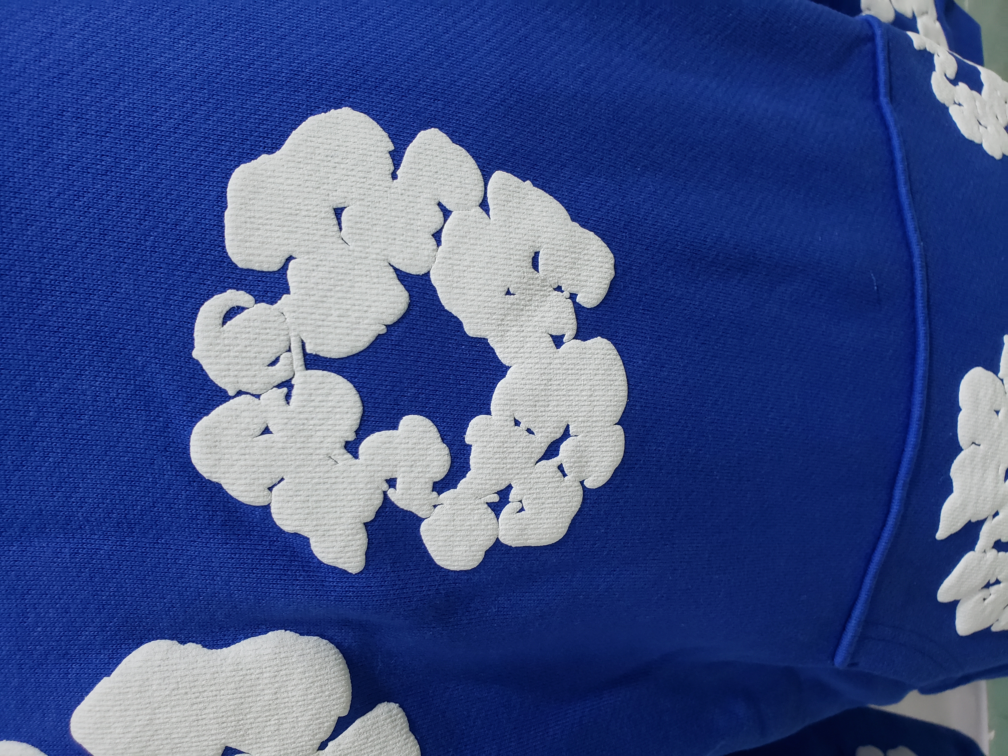 OBO Denim Tears The Cotton Wreath Sweatshirt Royal Blue review obosneaker 01