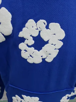 OBO Denim Tears The Cotton Wreath Sweatshirt Royal Blue review obosneaker 02