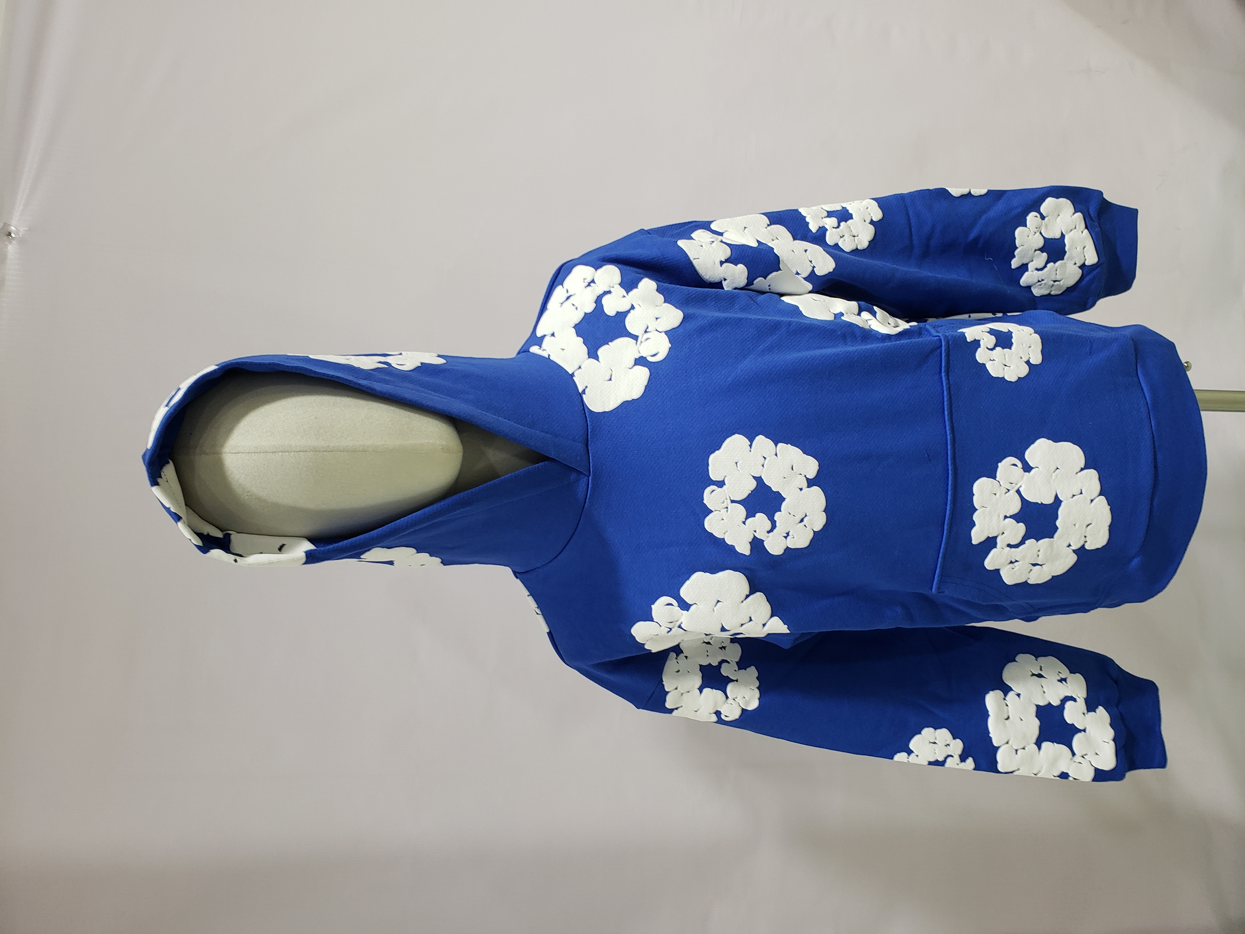 OBO Denim Tears The Cotton Wreath Sweatshirt Royal Blue review obosneaker 02