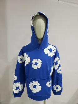 OBO Denim Tears The Cotton Wreath Sweatshirt Royal Blue review obosneaker 03