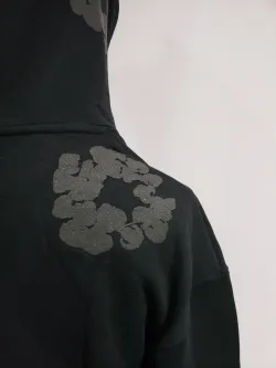 OBO Denim Tears The Cotton Wreath Hoodie Black  review obosneaker 06