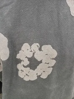 OBO Denim Tears The Cotton Wreath Hoodie Black  review obosneaker 03