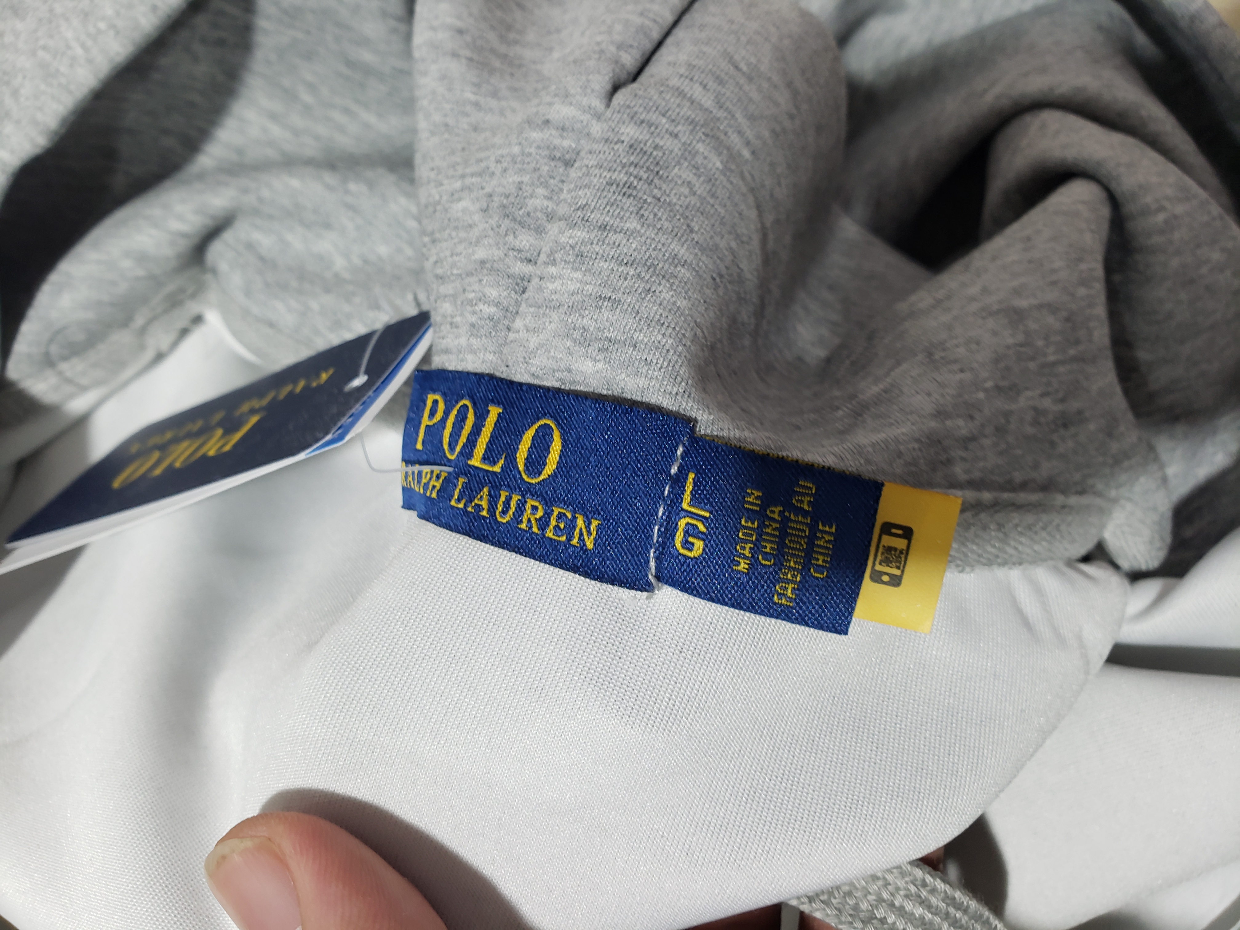 Polo Ralph Lauren Double-Knit Full-Zip Hoodie Grey review obosneaker 03