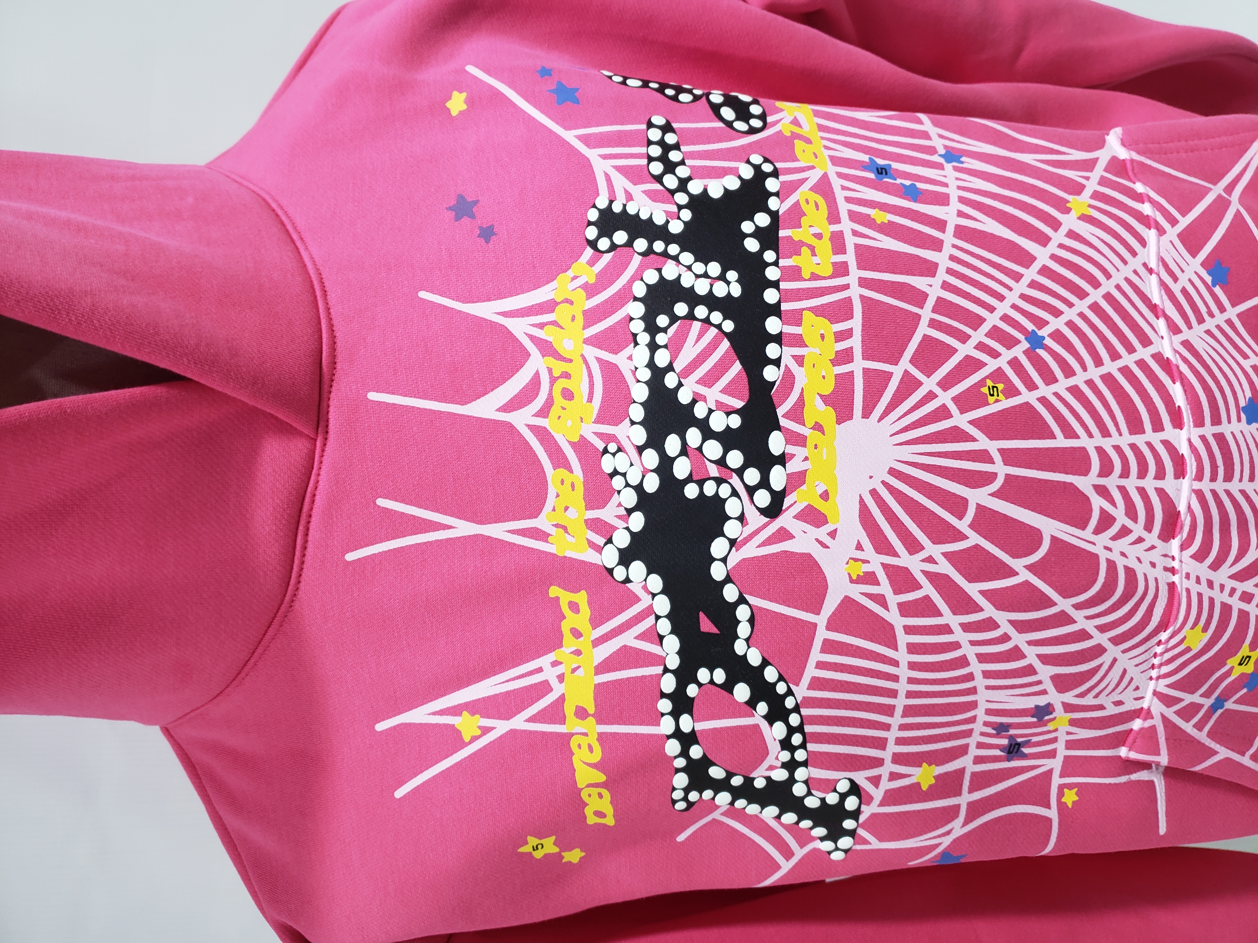 Sp5der Young Thug Punk Hoodie Pink review obosneaker 02