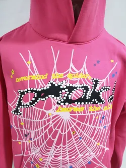 Sp5der P*NK Hoodie Pink review obosneaker  03