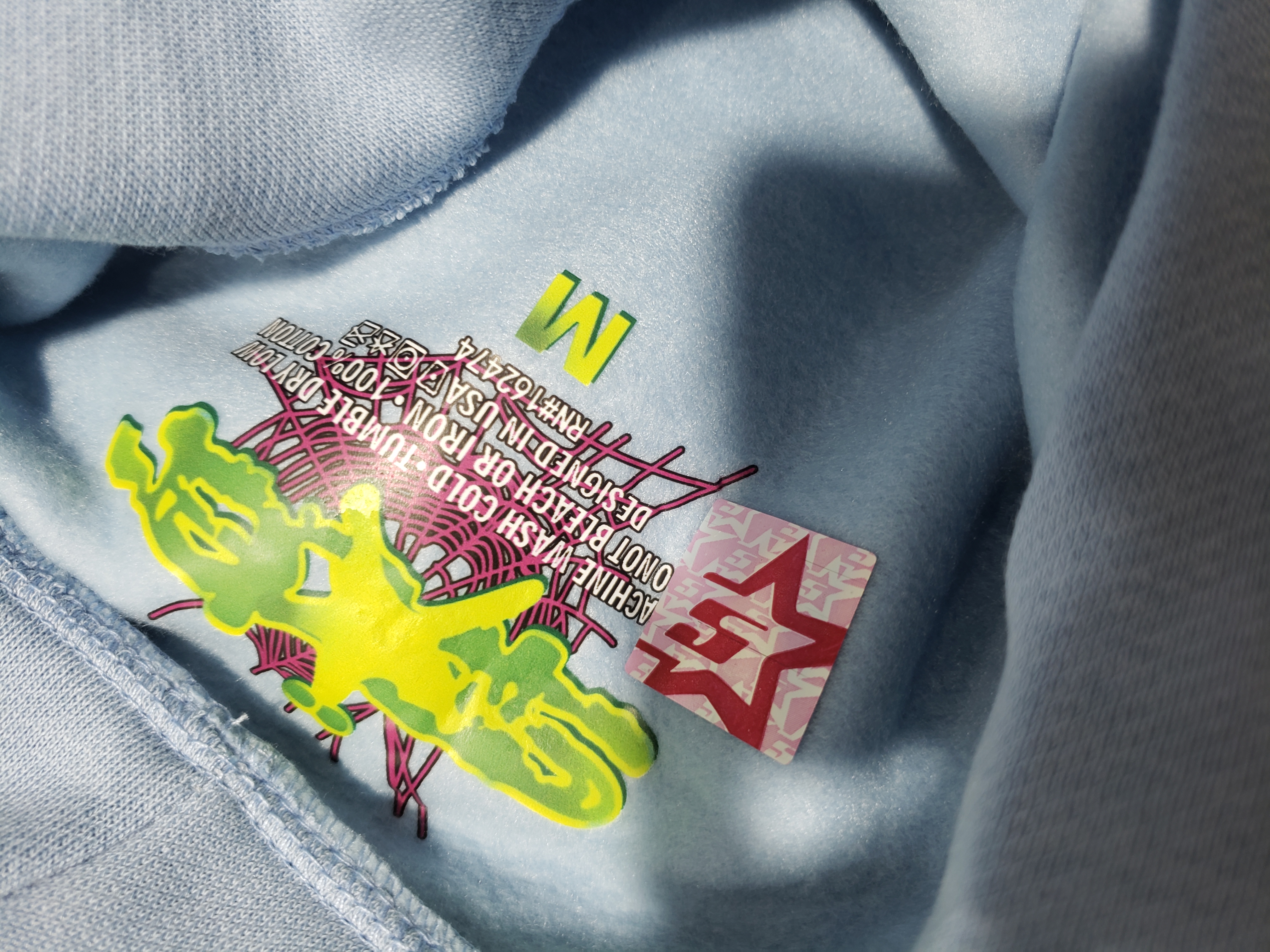 Sp5der Web Hoodie Blue review obosneaker 03