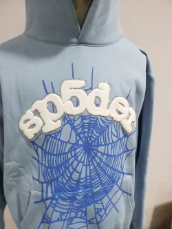 Sp5der Web Hoodie Blue review obosneaker 02