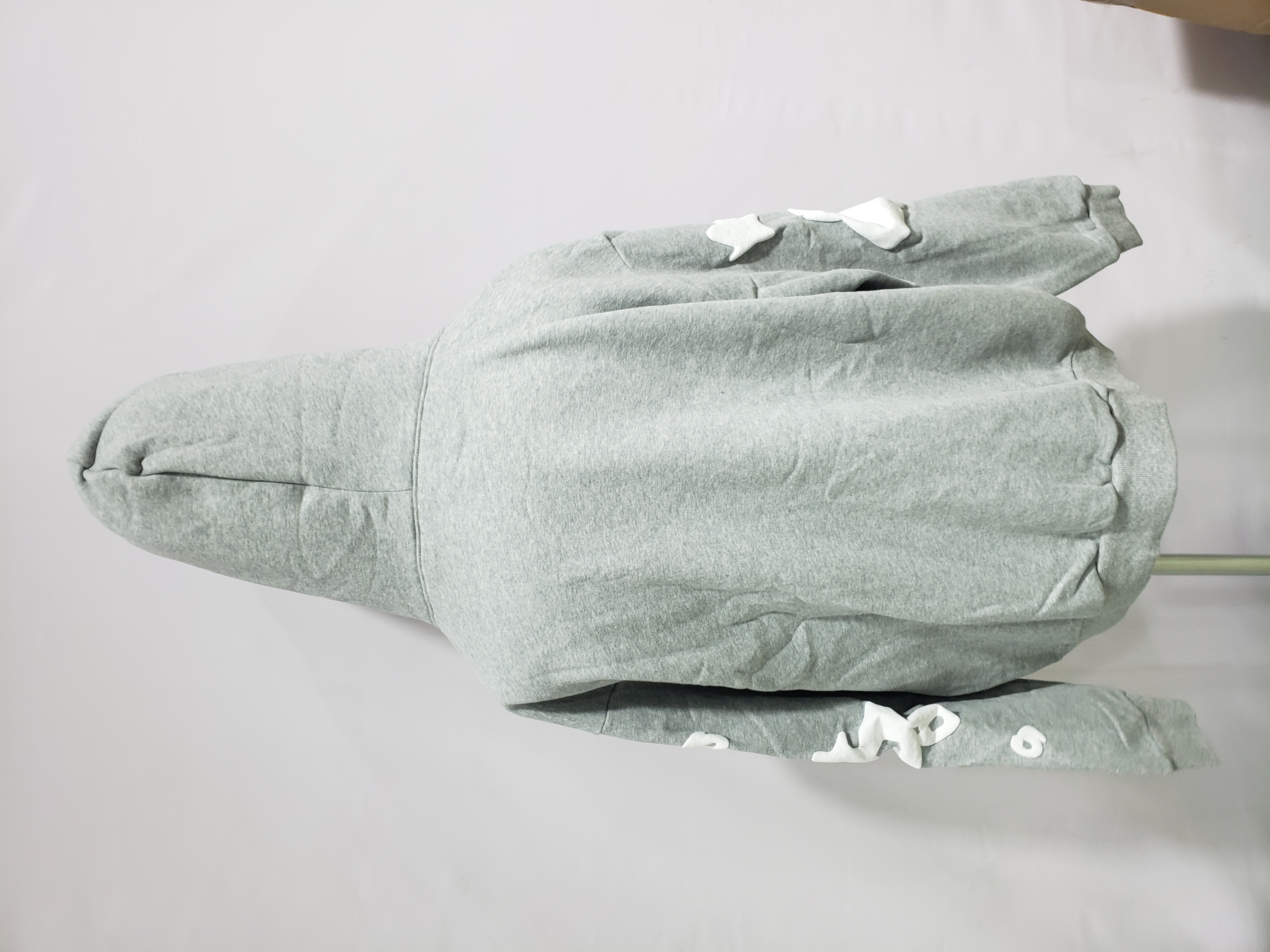 Sp5der Beluga Hoodie Heather Grey review obosneaker 00