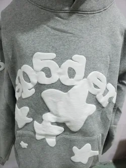 Sp5der Beluga Hoodie Heather Grey review obosneaker 02