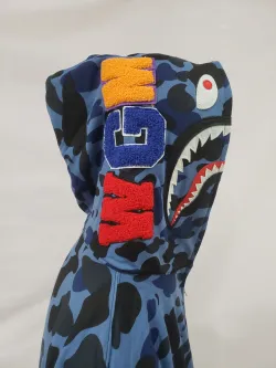 OBO BAPE COLOR CAMO SHARK ZIP HOODIE NAVY review obosneaker. 03