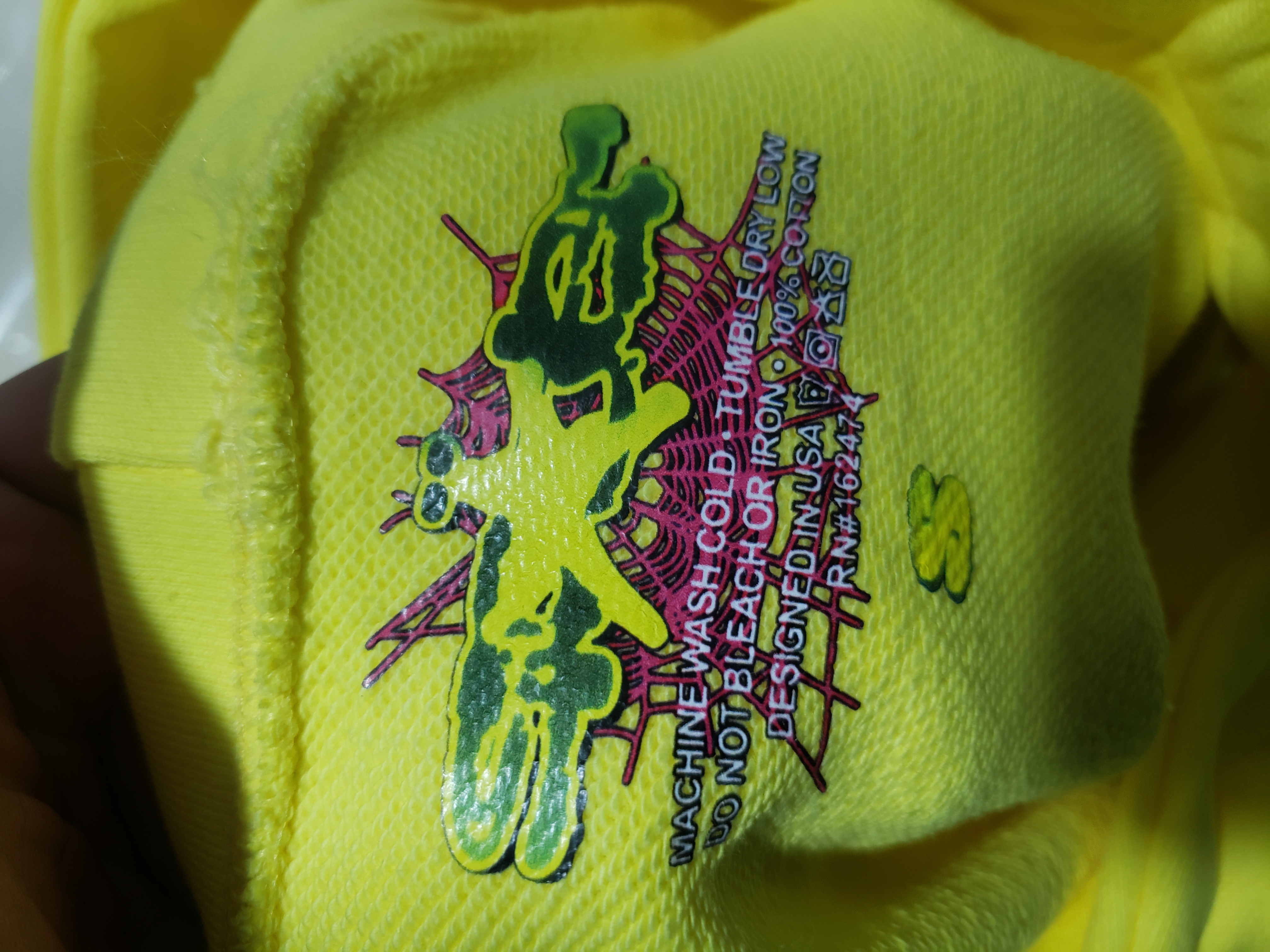 Sp5der Yellow Beluga Hoodie review obosneaker 00