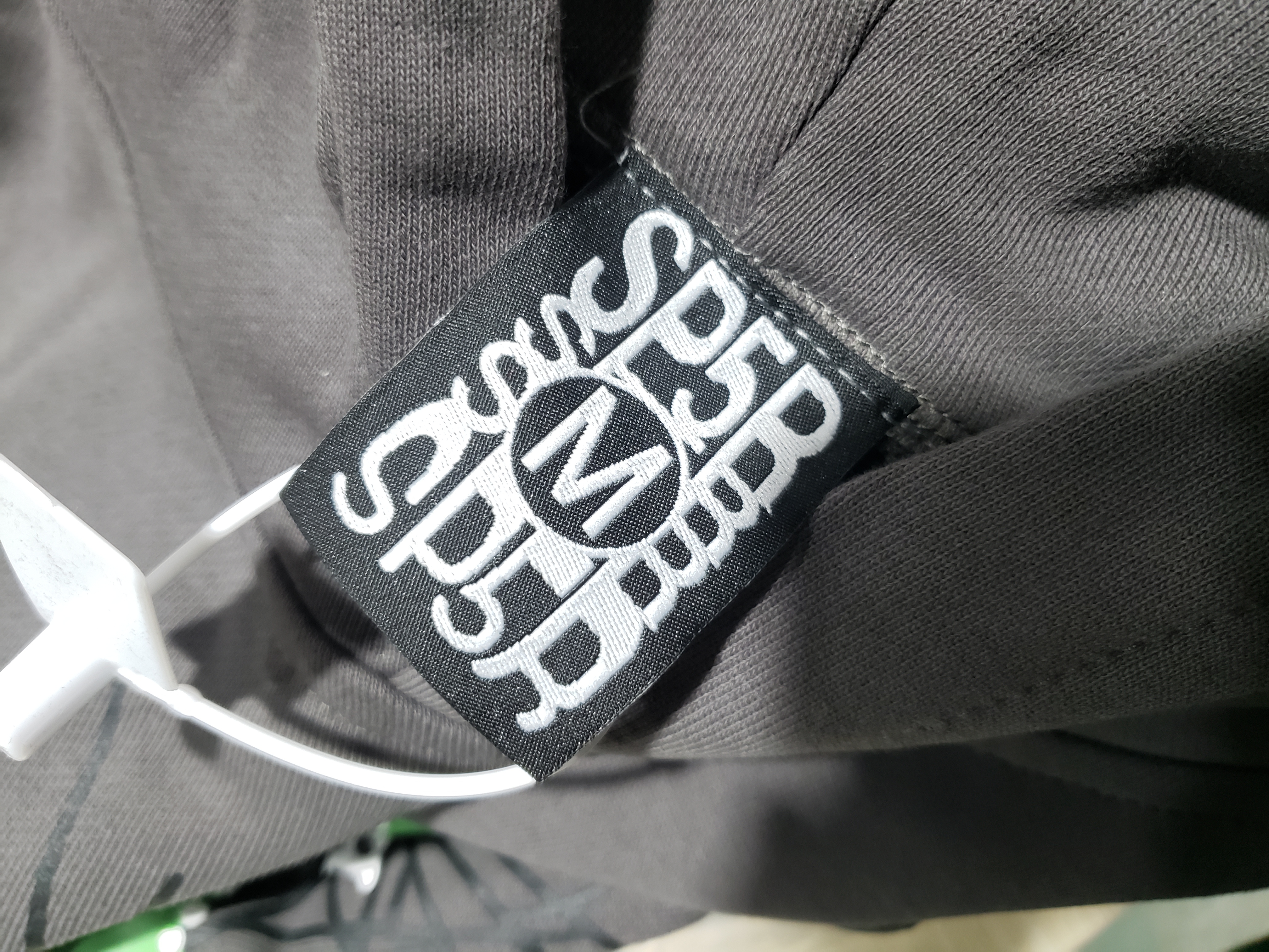 Sp5der Wait Web Hoodie Slate Grey review obosneaker 00