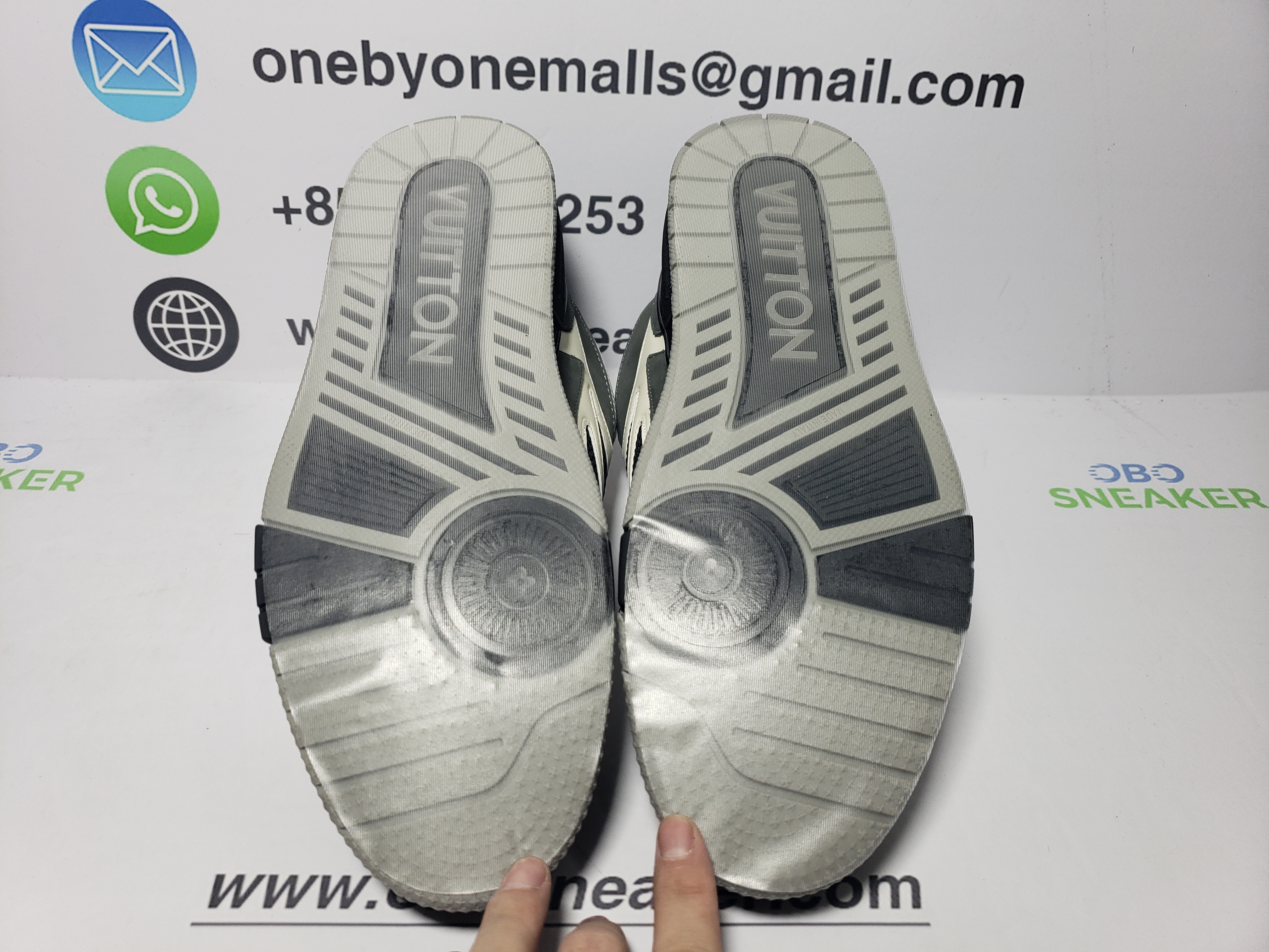 Louis Vuitton LV Skate Sneaker Grey White 1AC52M  review obosneaker 04