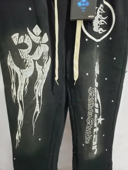 OBO Hellstar Studios Records Tracksuit Black（single sweatpants） review obosneaker  03
