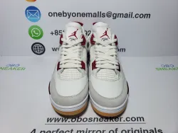 Nike SB x Air Jordan 4 White Red DR5415-160  review obosneaker  02