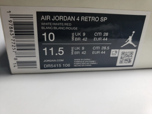 Nike SB x Air Jordan 4 White Red DR5415-160  review 