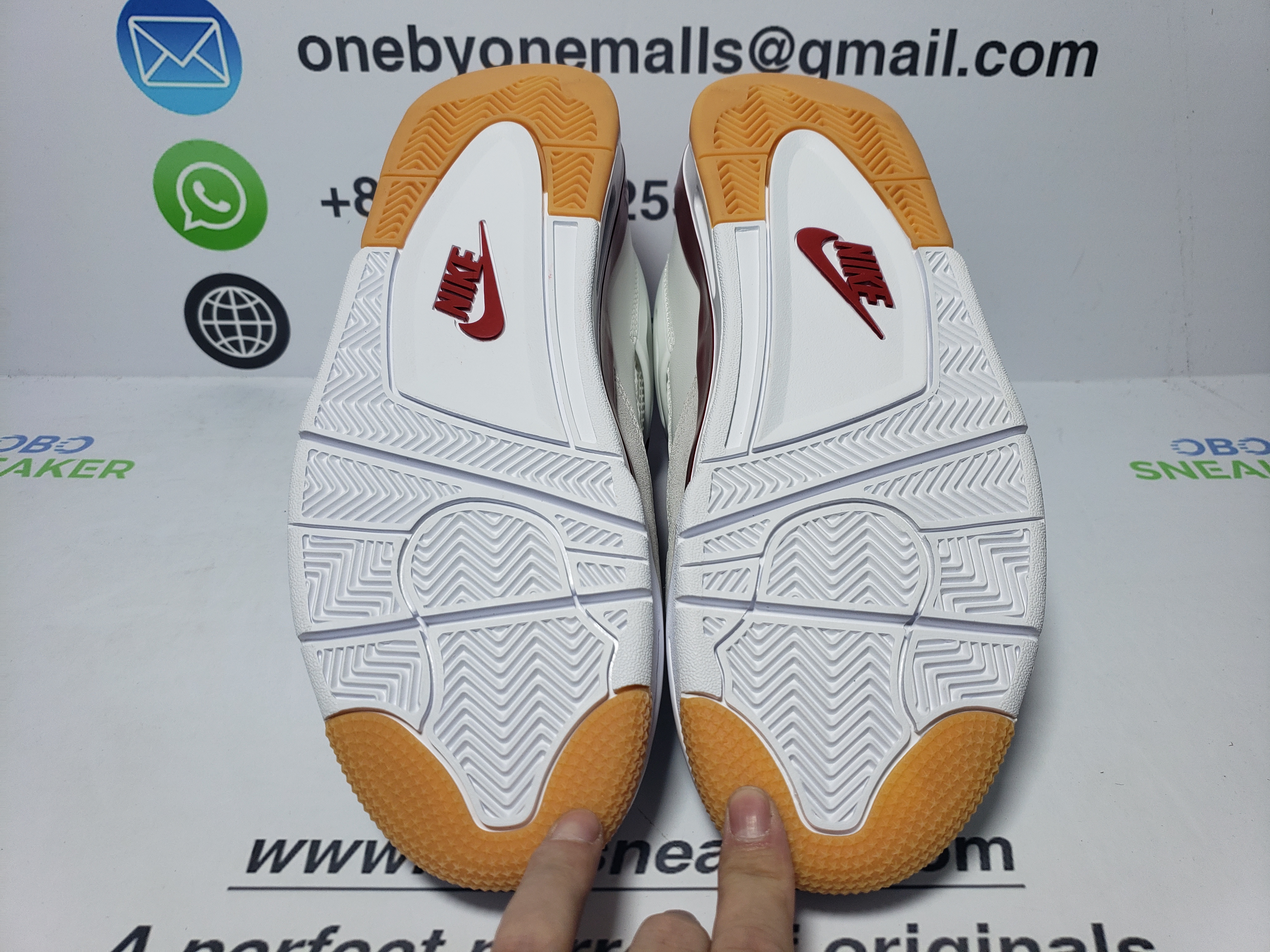 Nike SB x Air Jordan 4 White Red DR5415-160  review obosneaker 04