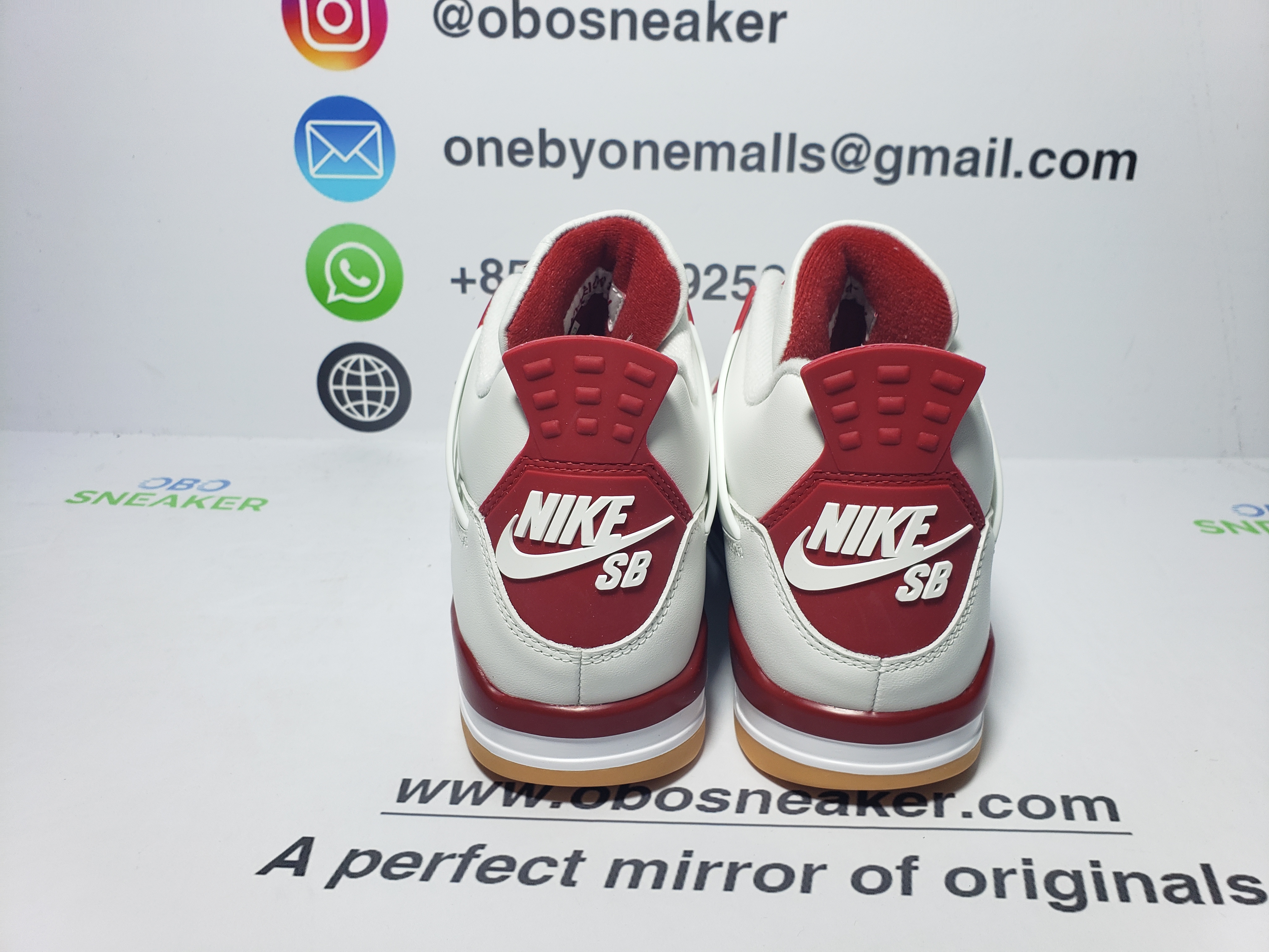 Nike SB x Air Jordan 4 White Red DR5415-160  review obosneaker 02