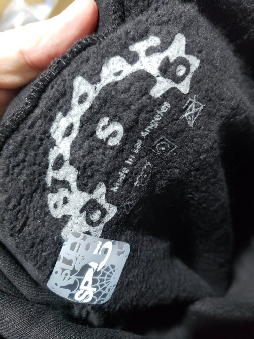 Sp5der Worldwide Black OG Web Hoodie review 