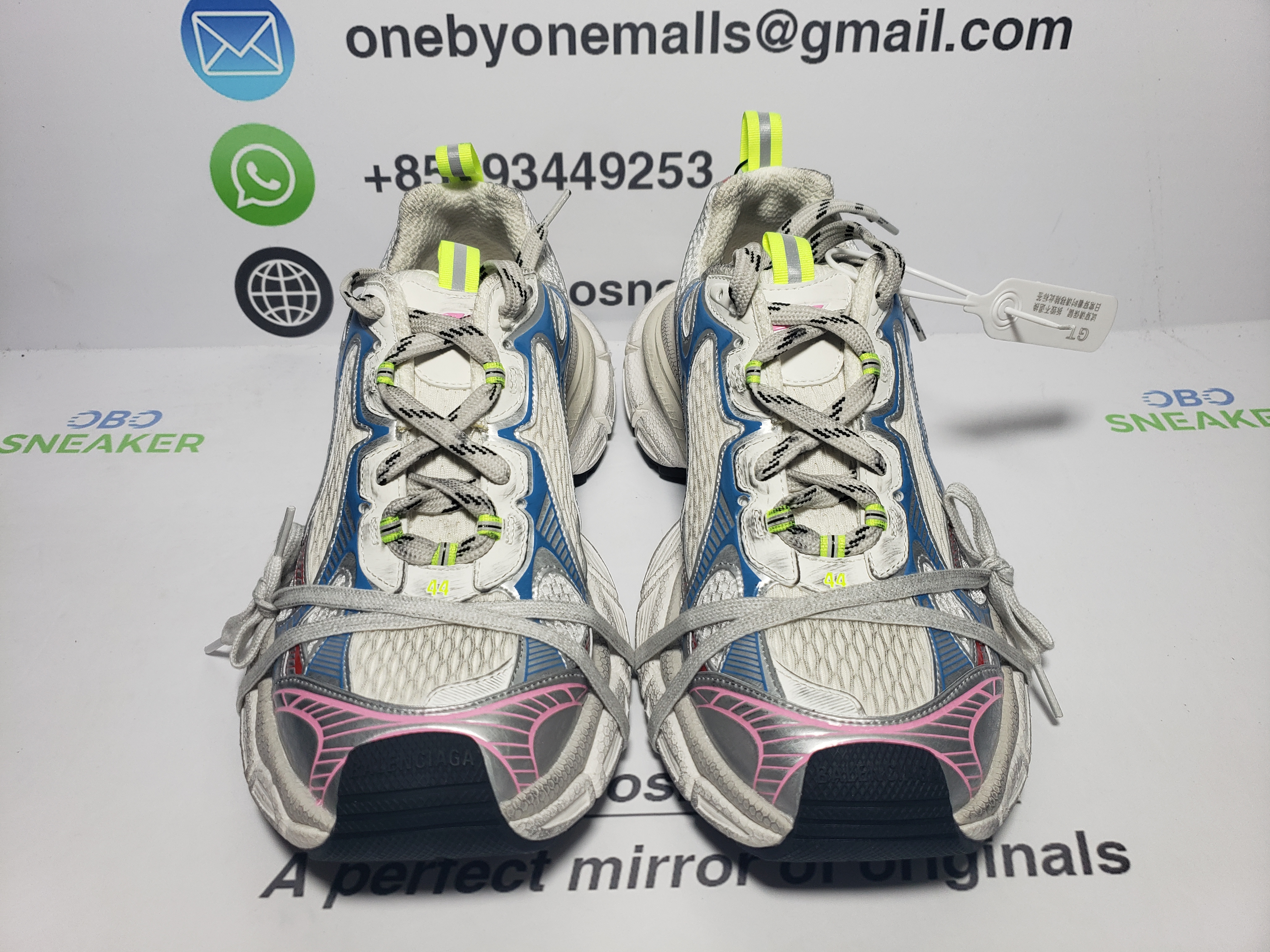 Balenciaga White, red And Blue 734734W3XL5 9654 review obosneaker 01