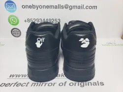 OFF-WHITE OOO Low Tops "For Walking "Black White OMIA189F21LEA0031001 review obosneaker  03