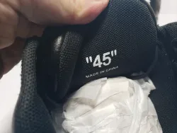 OFF-WHITE OOO Low Tops "For Walking "Black White OMIA189F21LEA0031001 review obosneaker  04