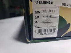  A Bathing Ape Bape Sta Low Black Black Snake Skin  1180 191 009 review obosneaker 01