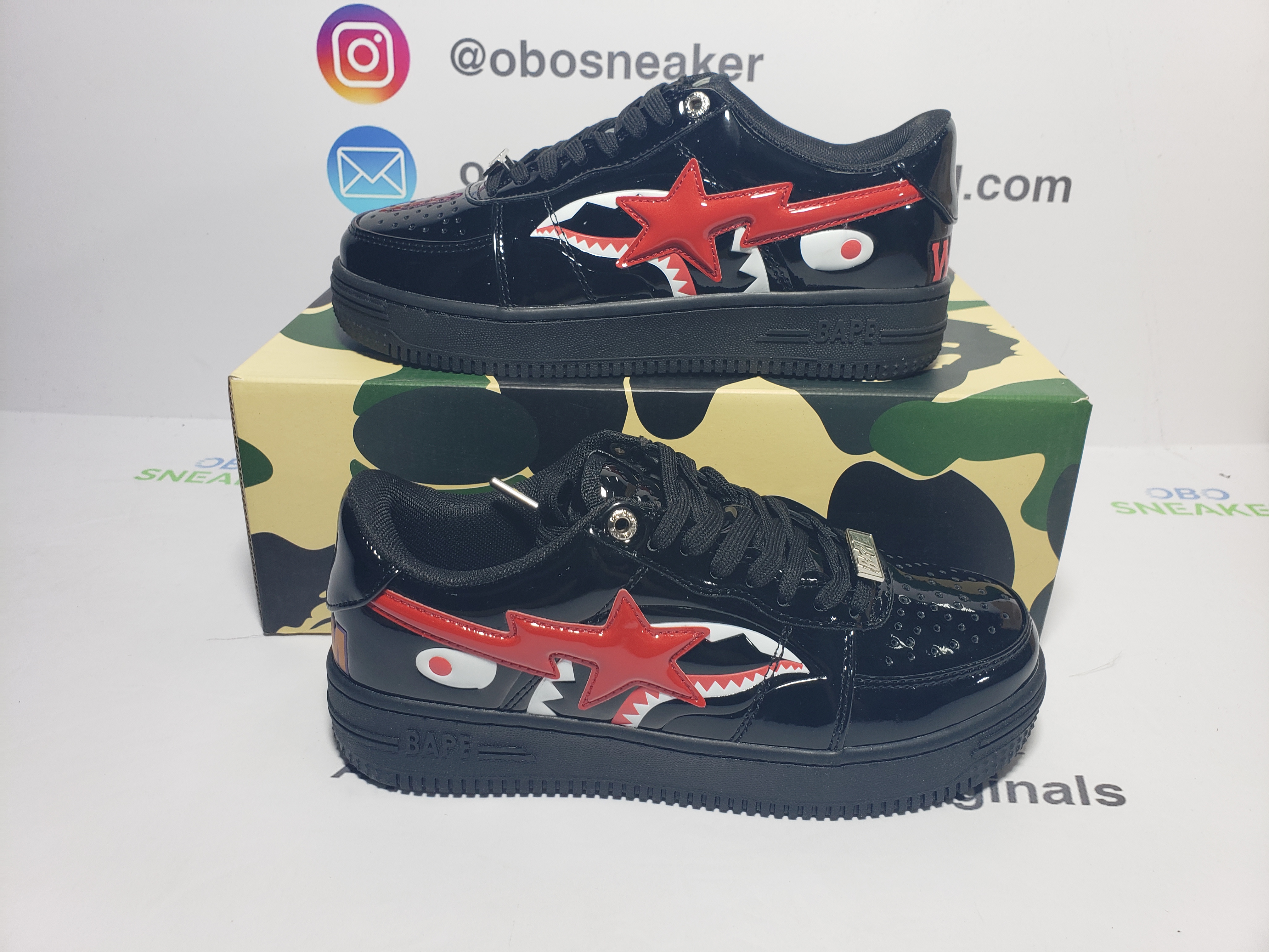 A Bathing Ape Bape Sta Low Black Black Snake Skin  1180 191 009 review obosneaker 06