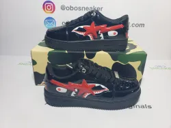 A Bathing Ape Bape Sta Low Black Black Snake Skin  1180 191 009 review obosneaker 07